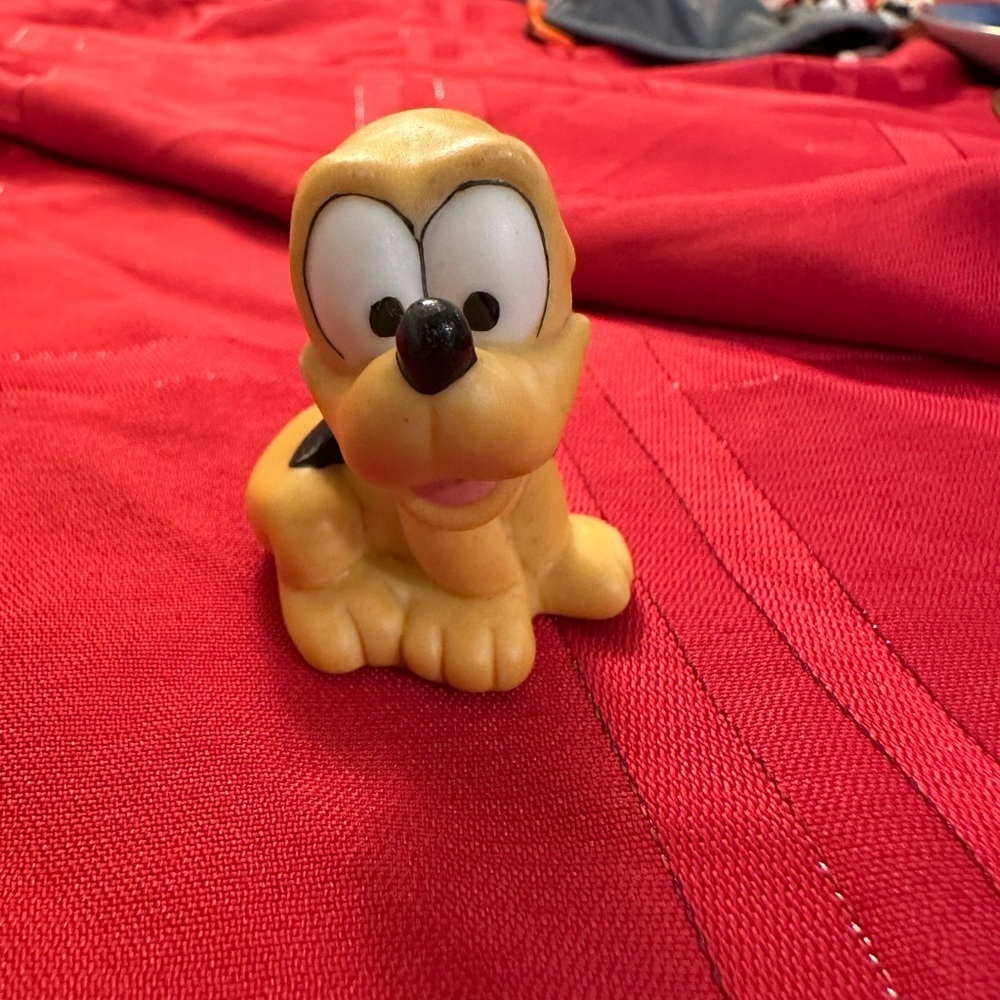 Vintage Disney Baby Mickey & Minnie Mouse and Pluto Bisque Figurines Sri Lanka - Picture 8 of 10